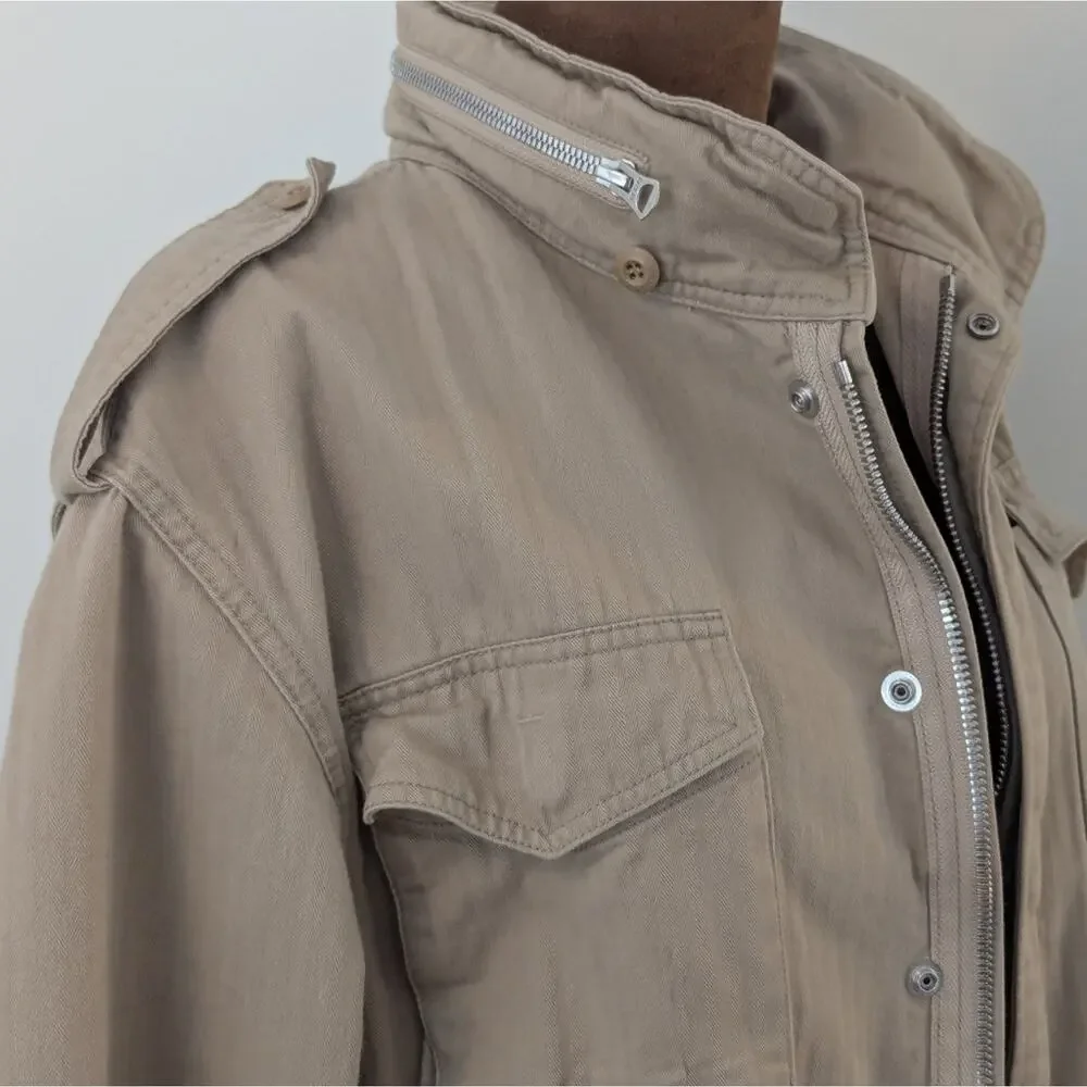 Vis A Vis Military Chore Utility Canvas Jacket, Sz 2 (S US)